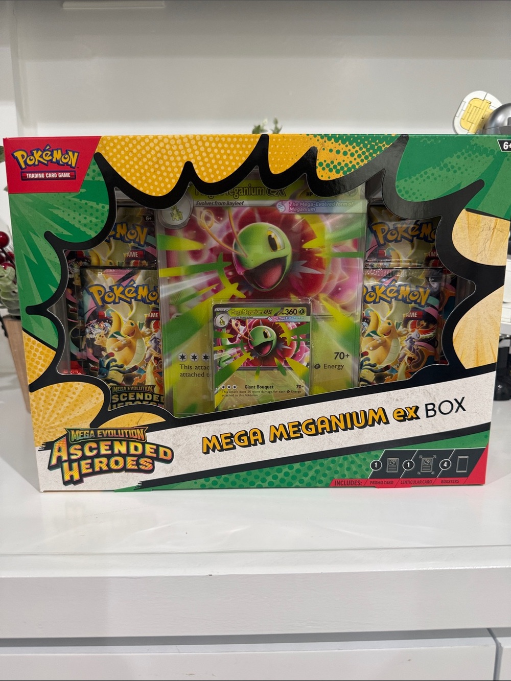 New box mega meganium ex box TCG Pokemkn trading card